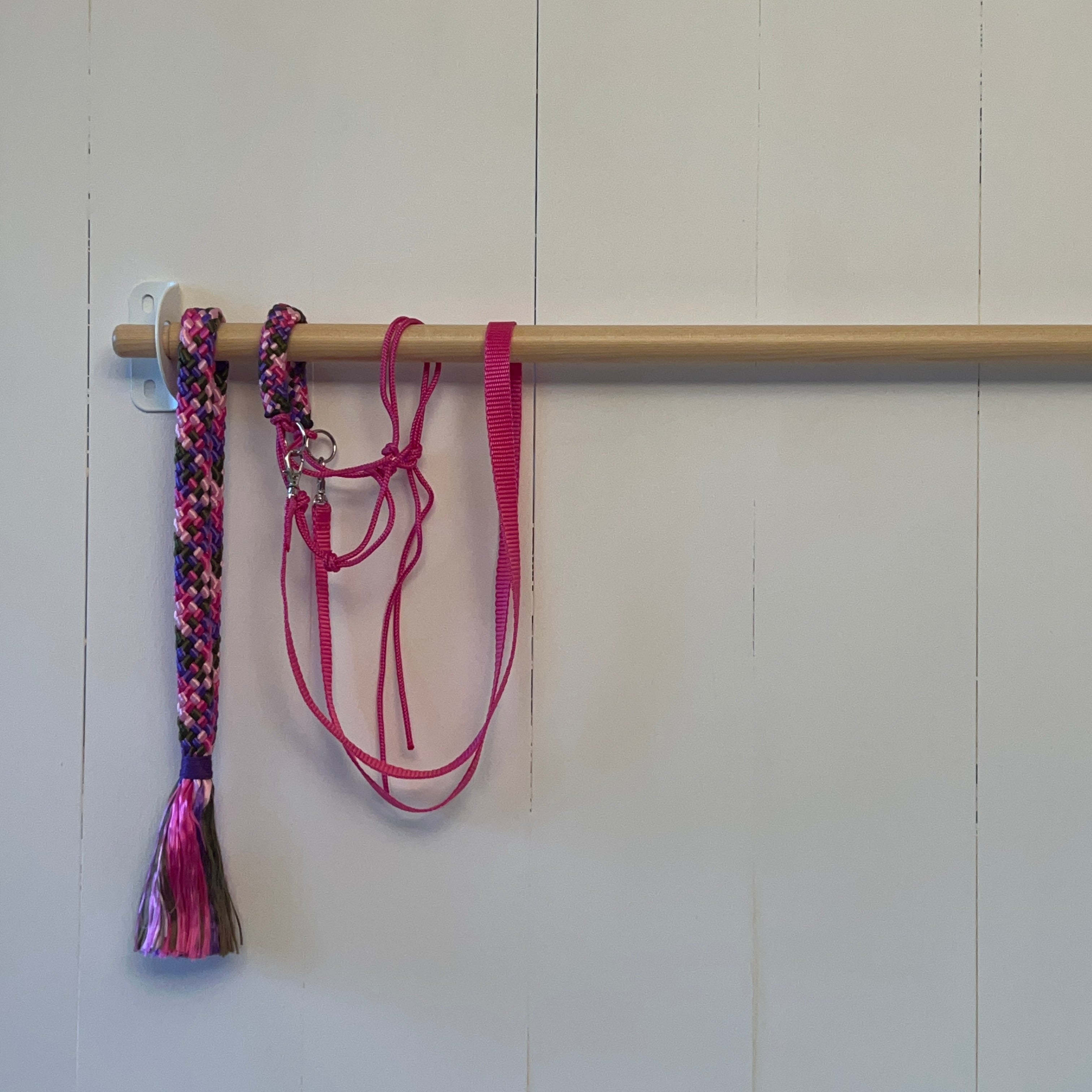 Touwsetje multi colour roze / fuchsia / paars