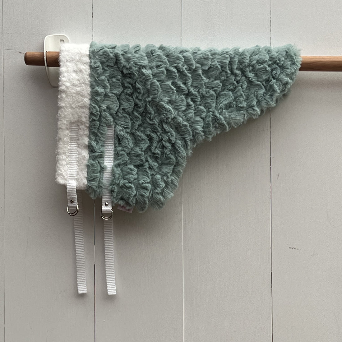 Dekentje kort LeMieux groen stof heeft een schulp