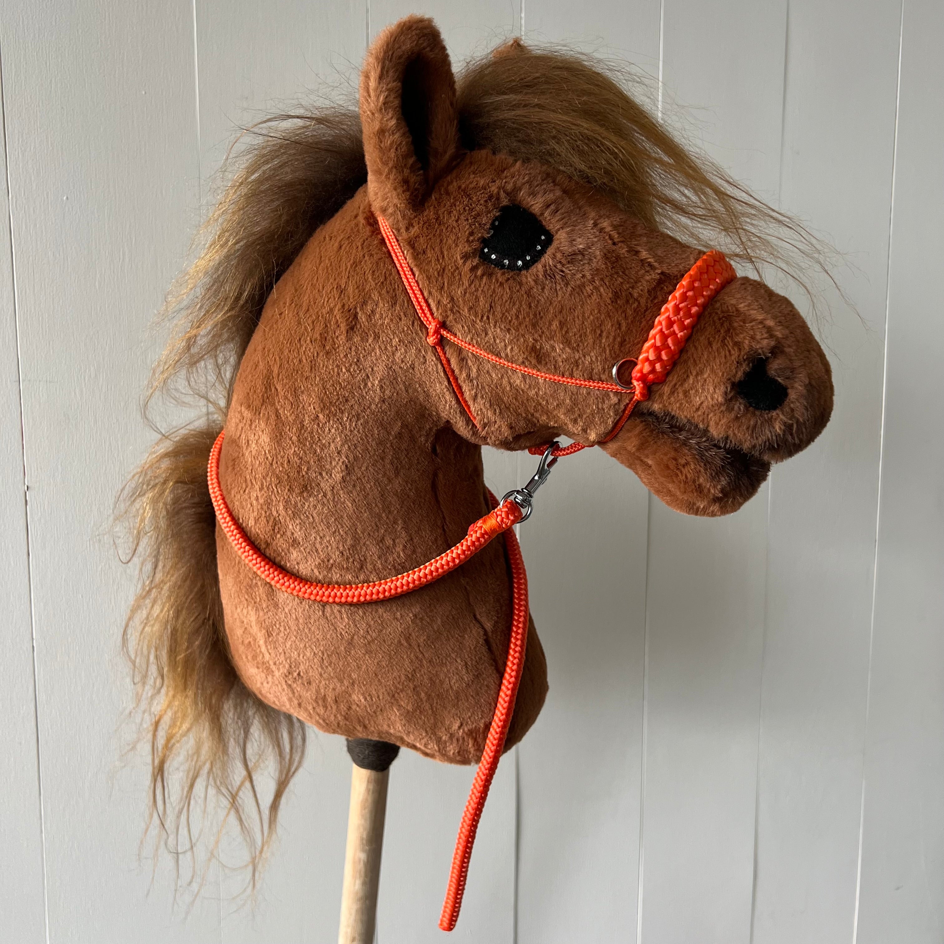 Halster met touw uni colour oranje