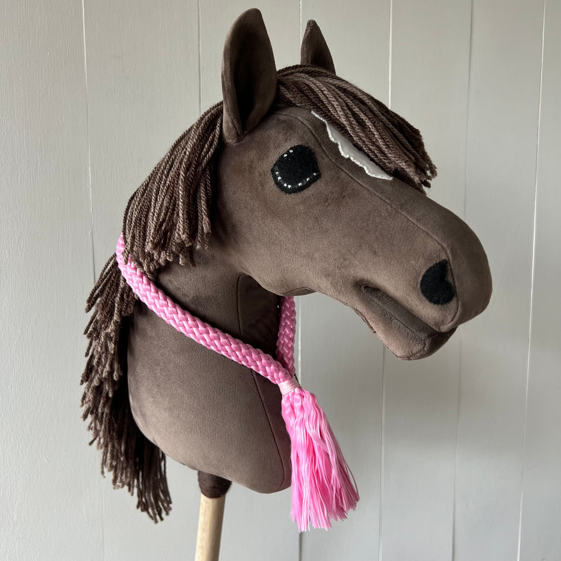 Neck-rope maat M, uni colour roze