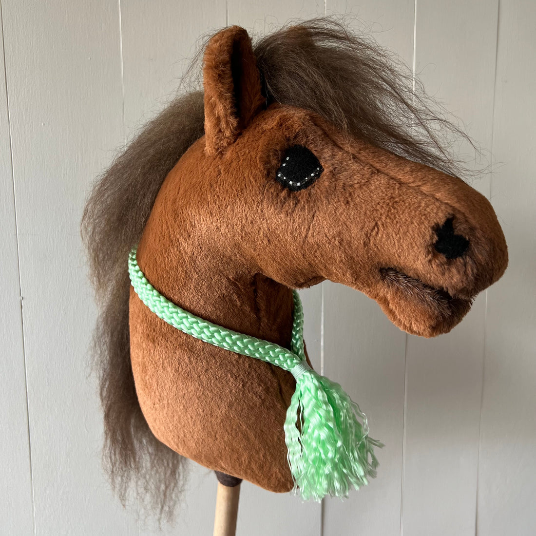 Neck-rope maat M, uni colour mint groen