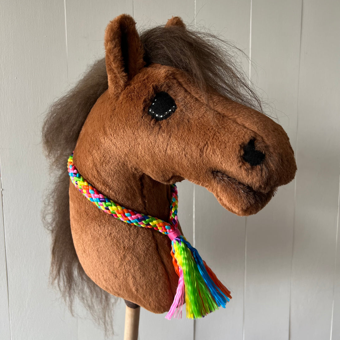 Neck-rope maat M, multi colour rainbow