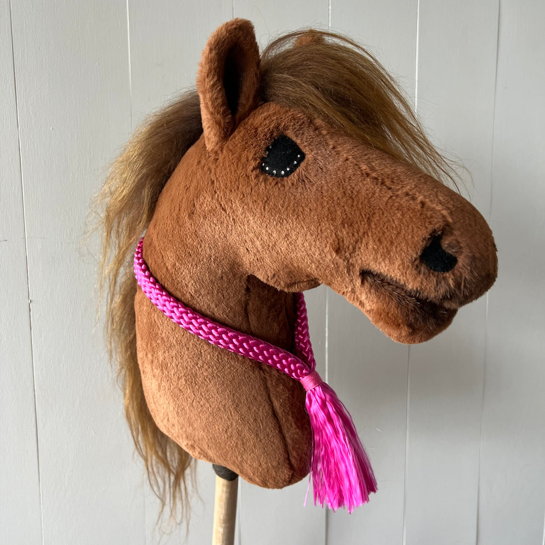 Neck-rope maat M, uni colour fuchsia