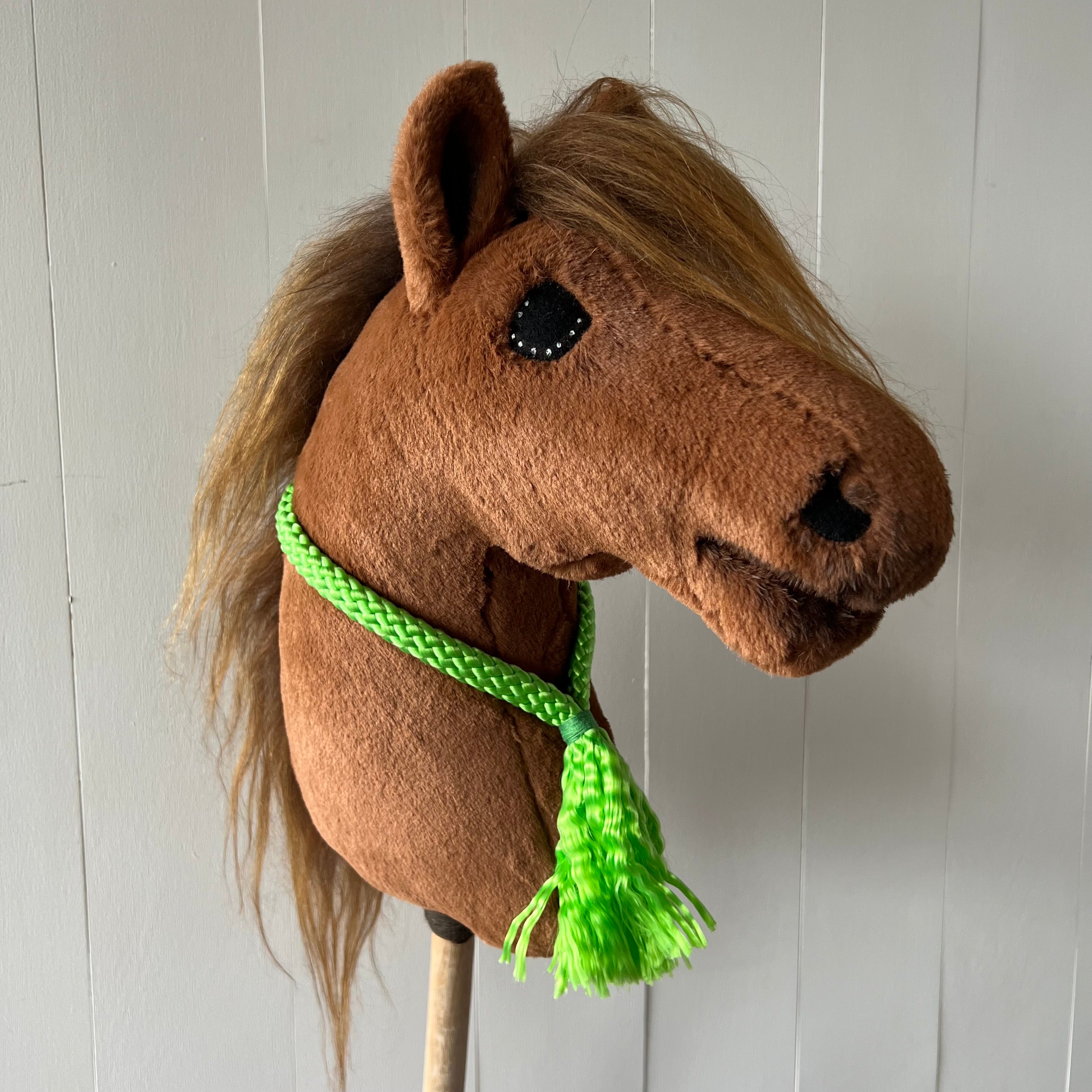 Neck-rope uni colour fel groen