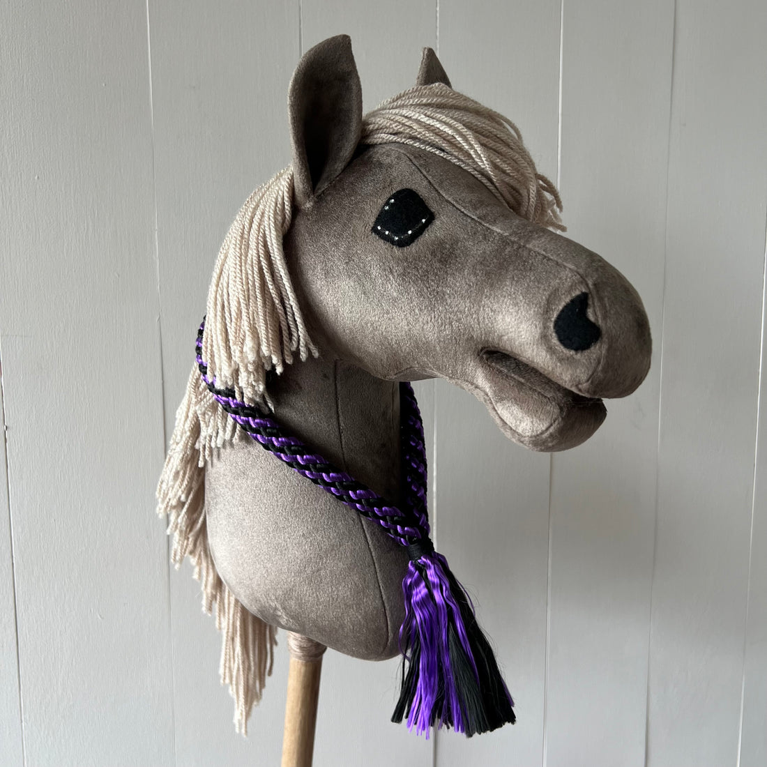 Neck-rope Maat M, multi colour paars / zwart