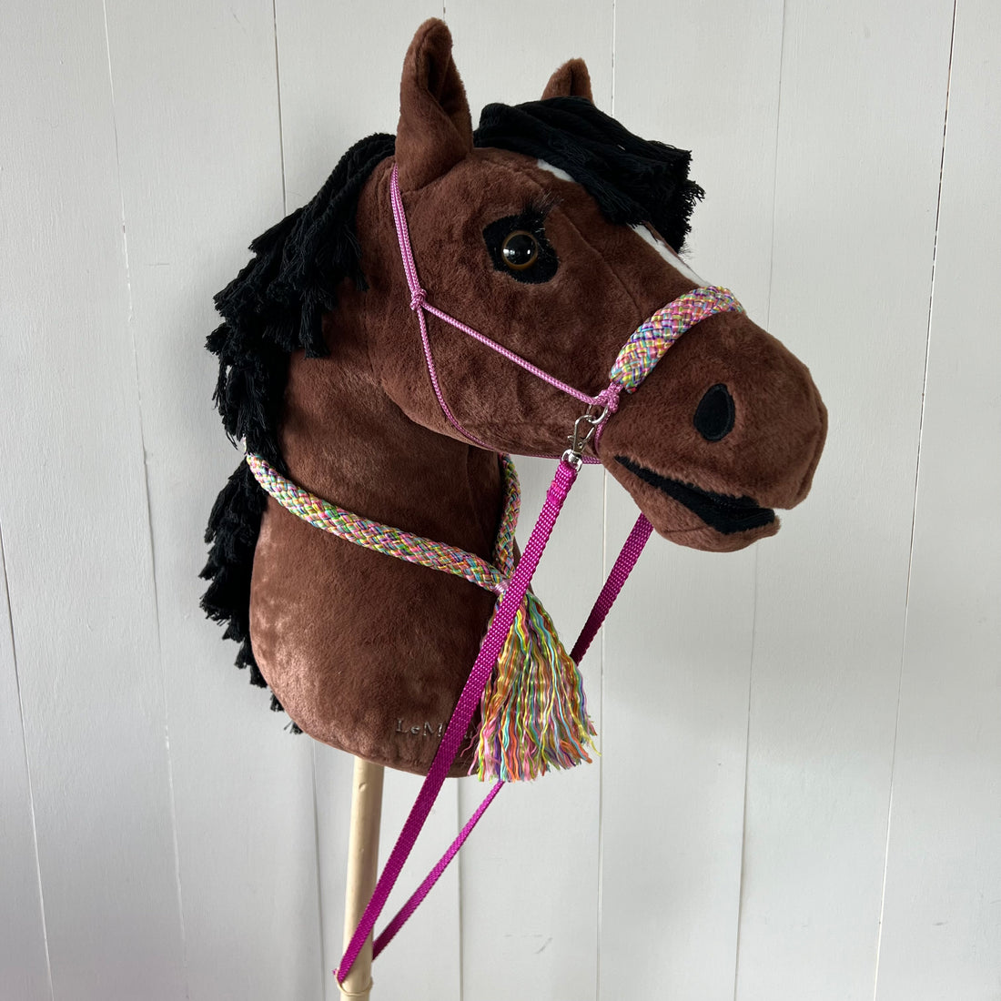 Touwsetje voor LeMieux multicolour roze / geel /groen / oud roze