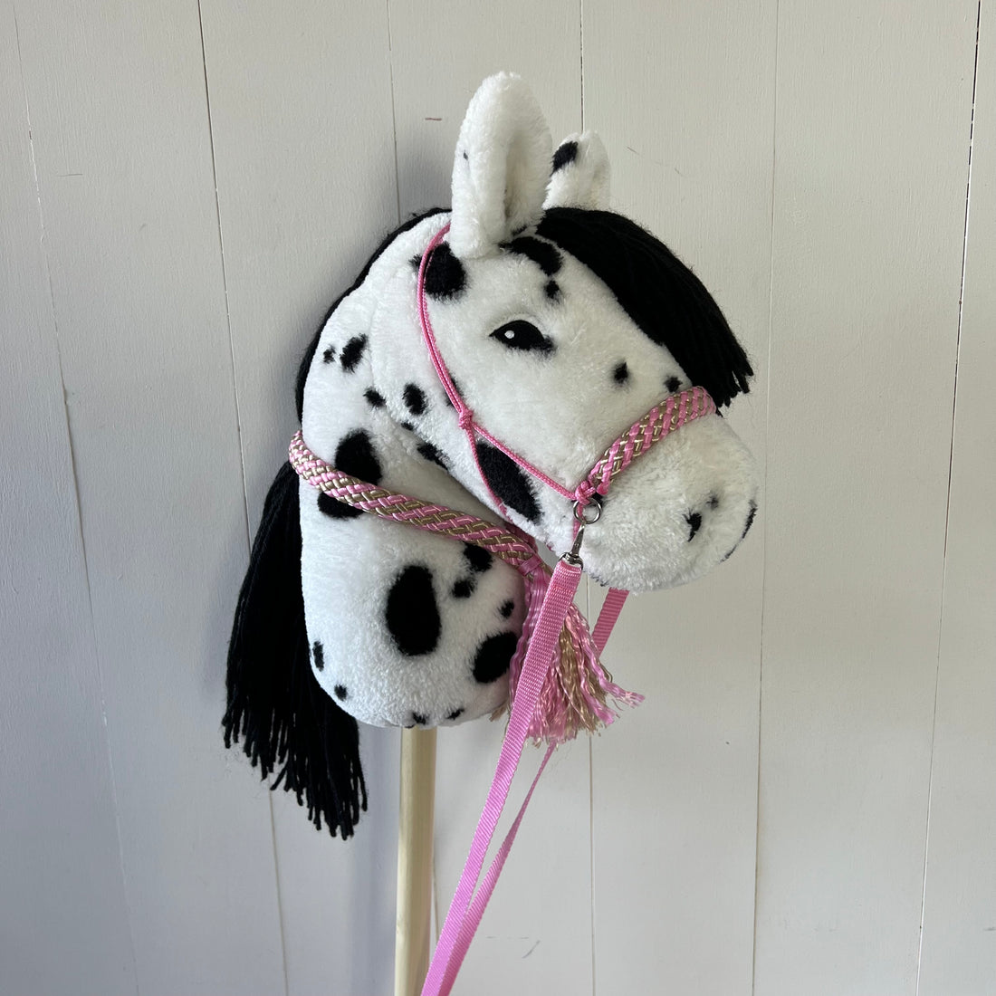 Touwsetje voor By Astrup Stip de pony multicolour roze / beige