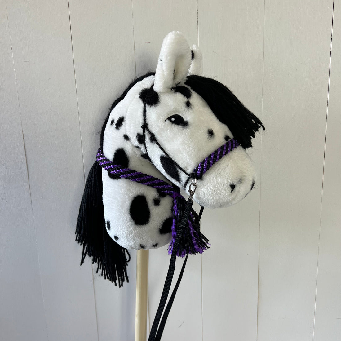 Touwsetje voor By Astrup Stip de pony multicolour zwart / paars