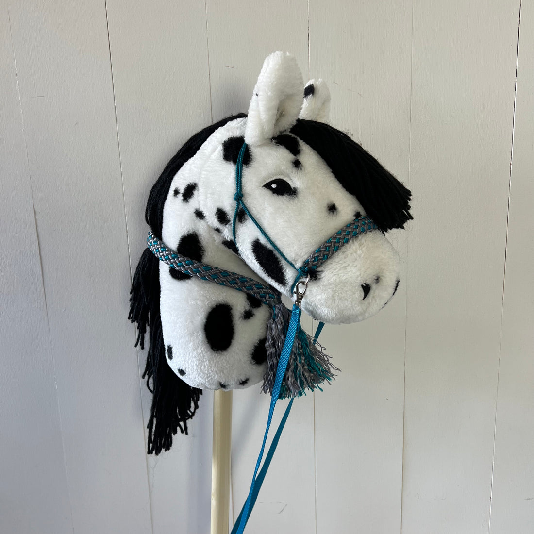 Touwsetje voor By Astrup Stip de pony multicolour petrol / grijs