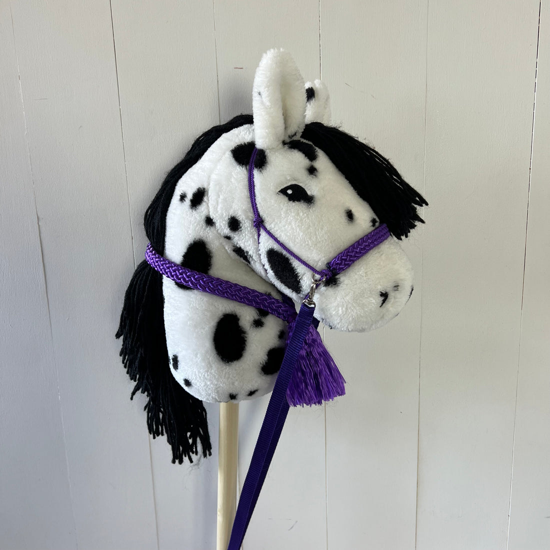 Touwsetje voor By Astrup Stip de pony unicolour paars