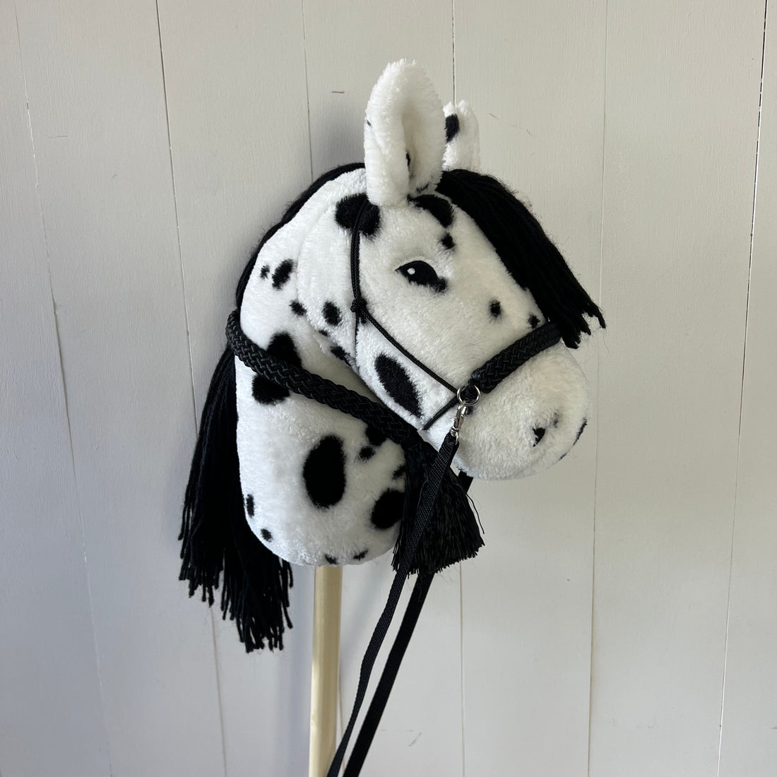 Touwsetje voor By Astrup Stip de pony unicolour zwart