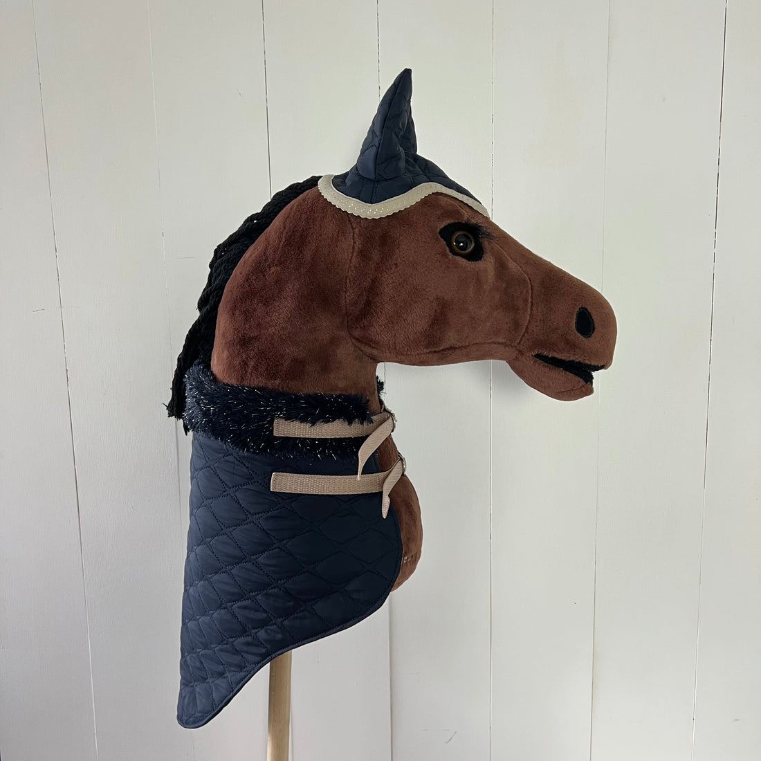 Dekentje kort LesMileux donker blauw