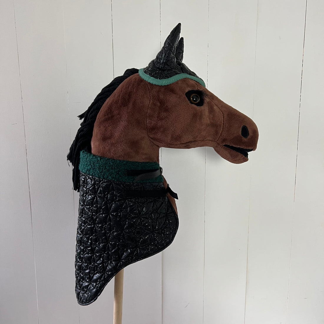 Dekentje kort LeMieux zwart met gestikte sterren