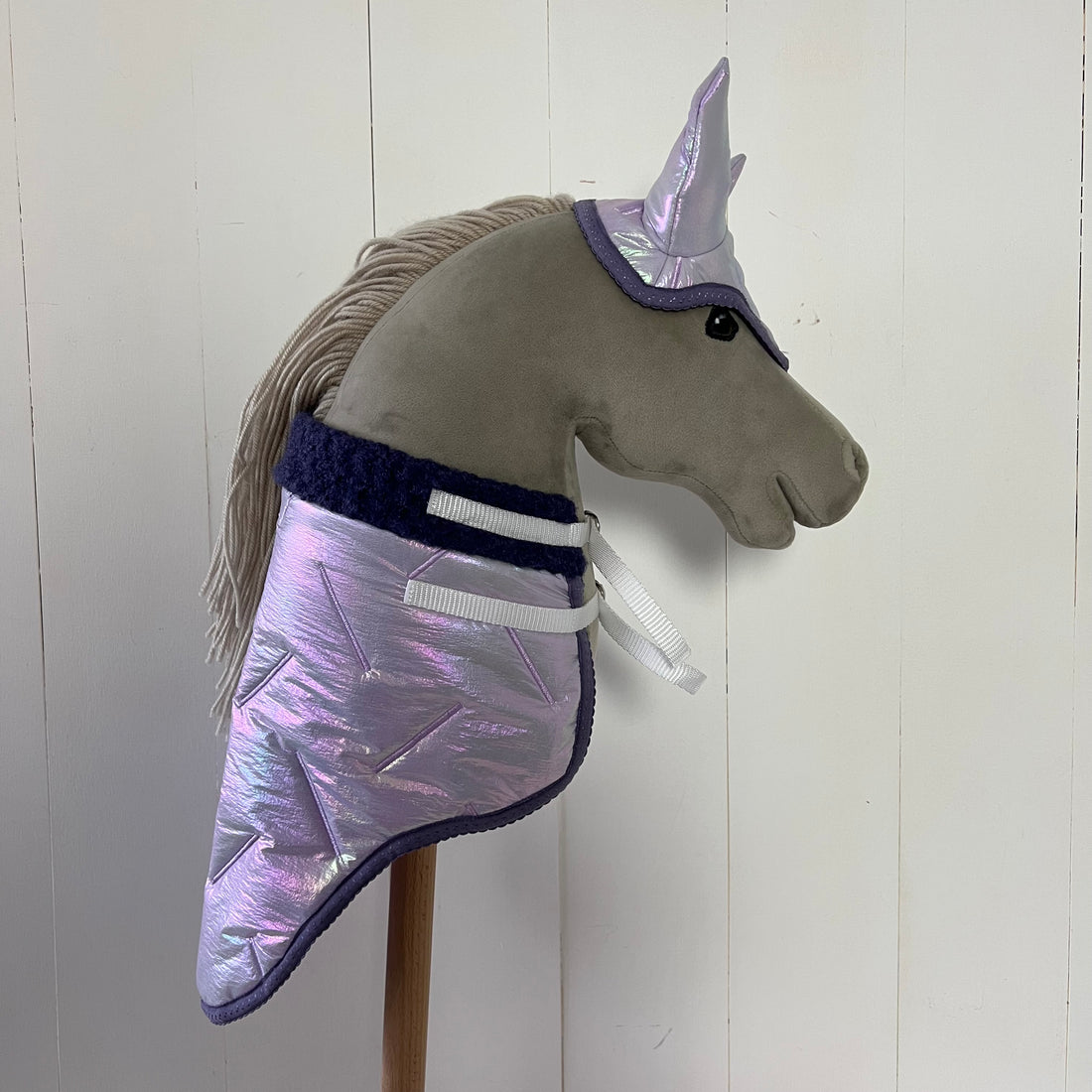 Dekentje kort ChevalRoi lila paramoer