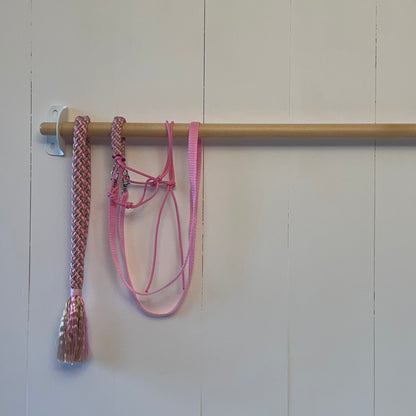 Rope set pink / brown striped