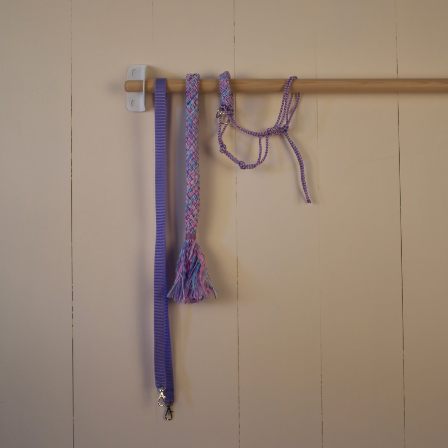 Multi-coloured rope set lilac/purple/pink