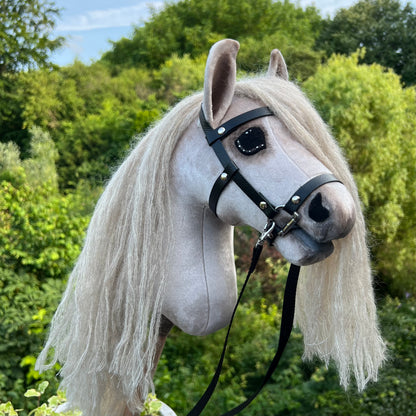 Hobbyhorse pony creme kleurig met mohair manen