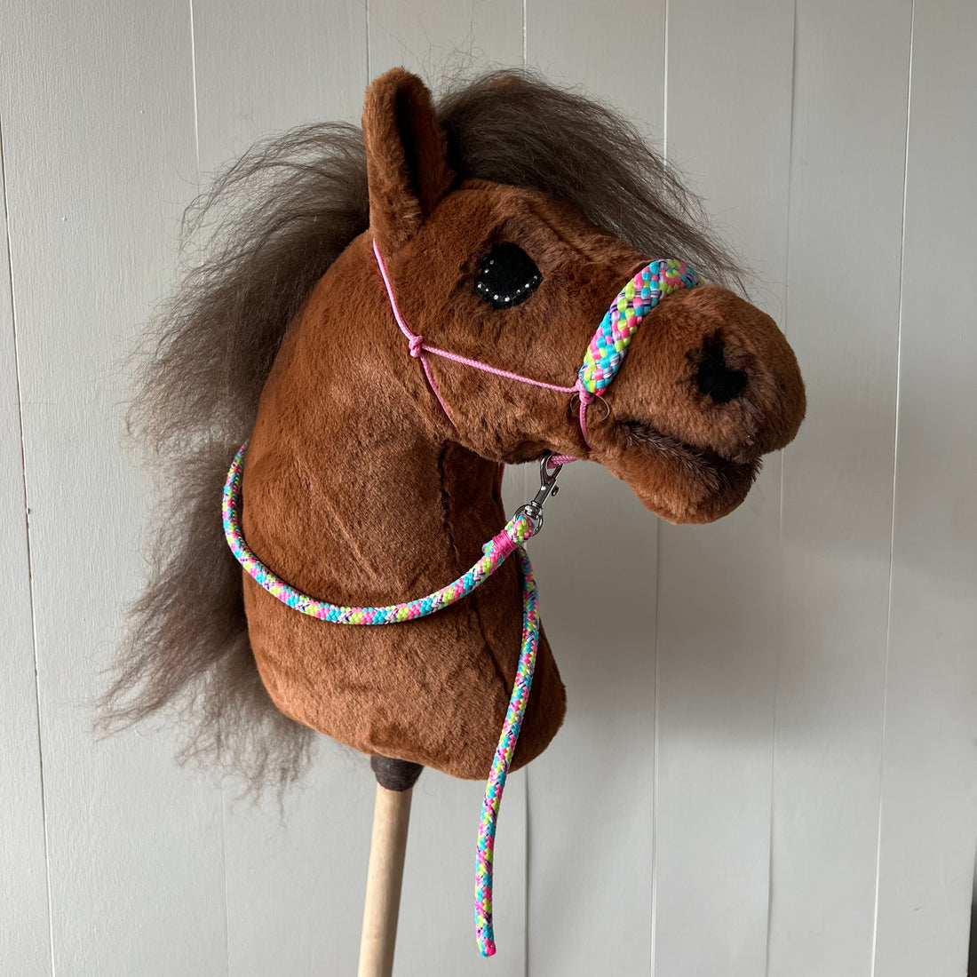 Halter with rope pink / purple / white