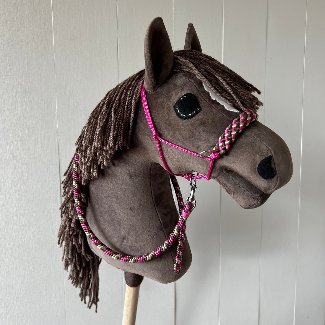 Halter with rope pink / purple / white