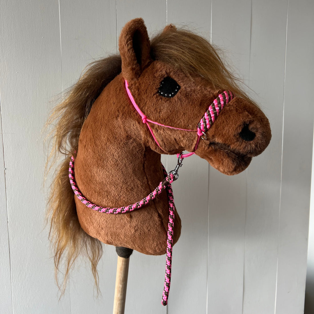 Halter with rope pink / purple / white