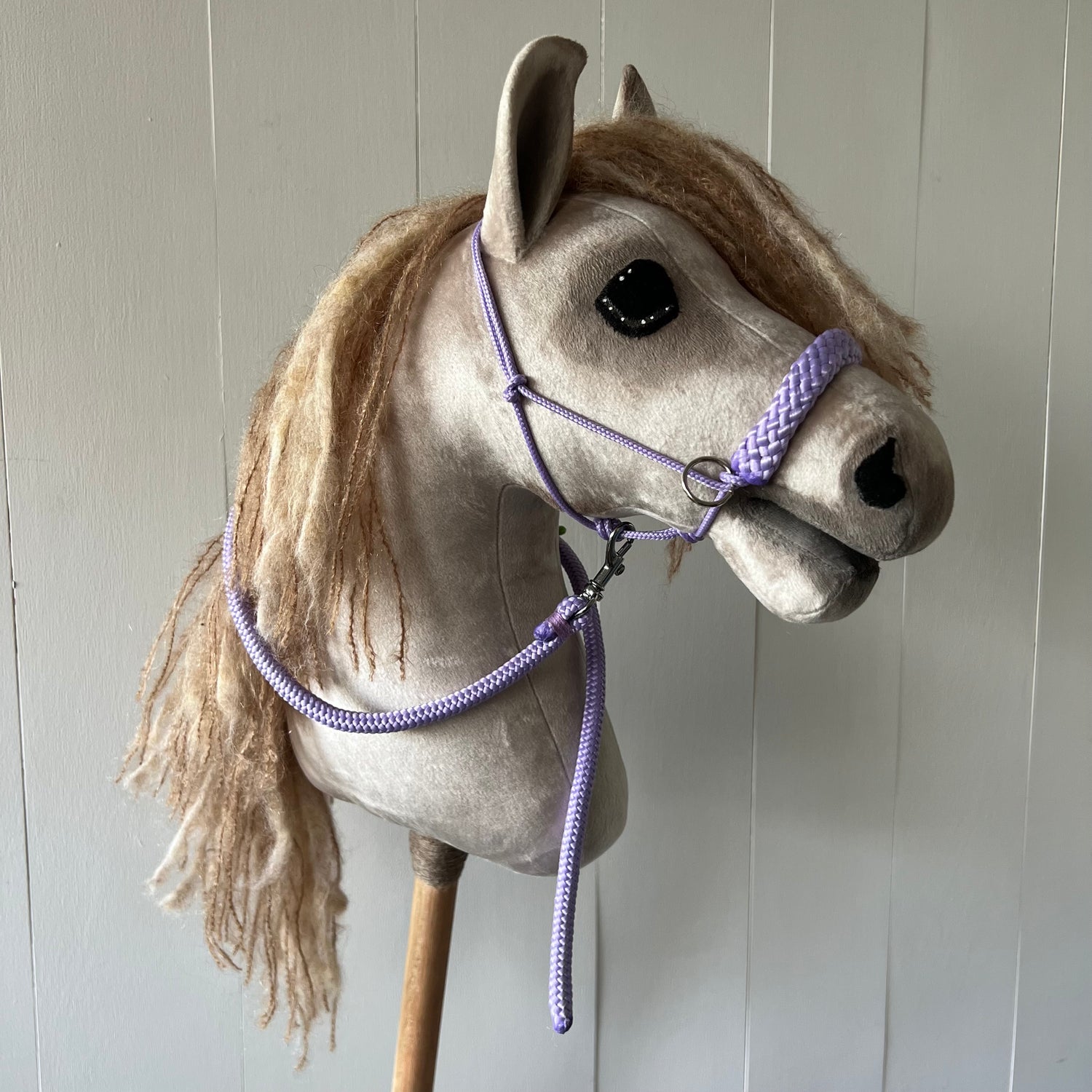 Halter with rope pink / purple / white