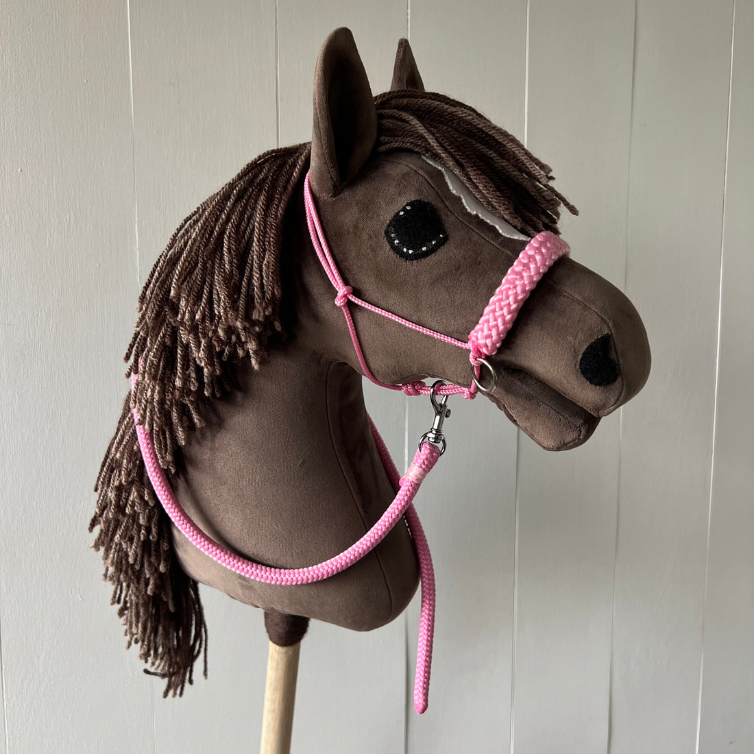 Halter with rope pink / purple / white