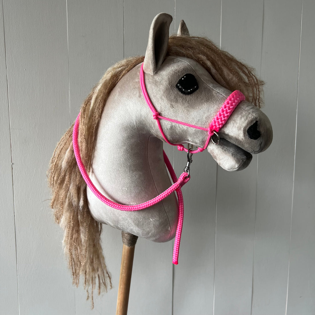 Halter with rope pink / purple / white