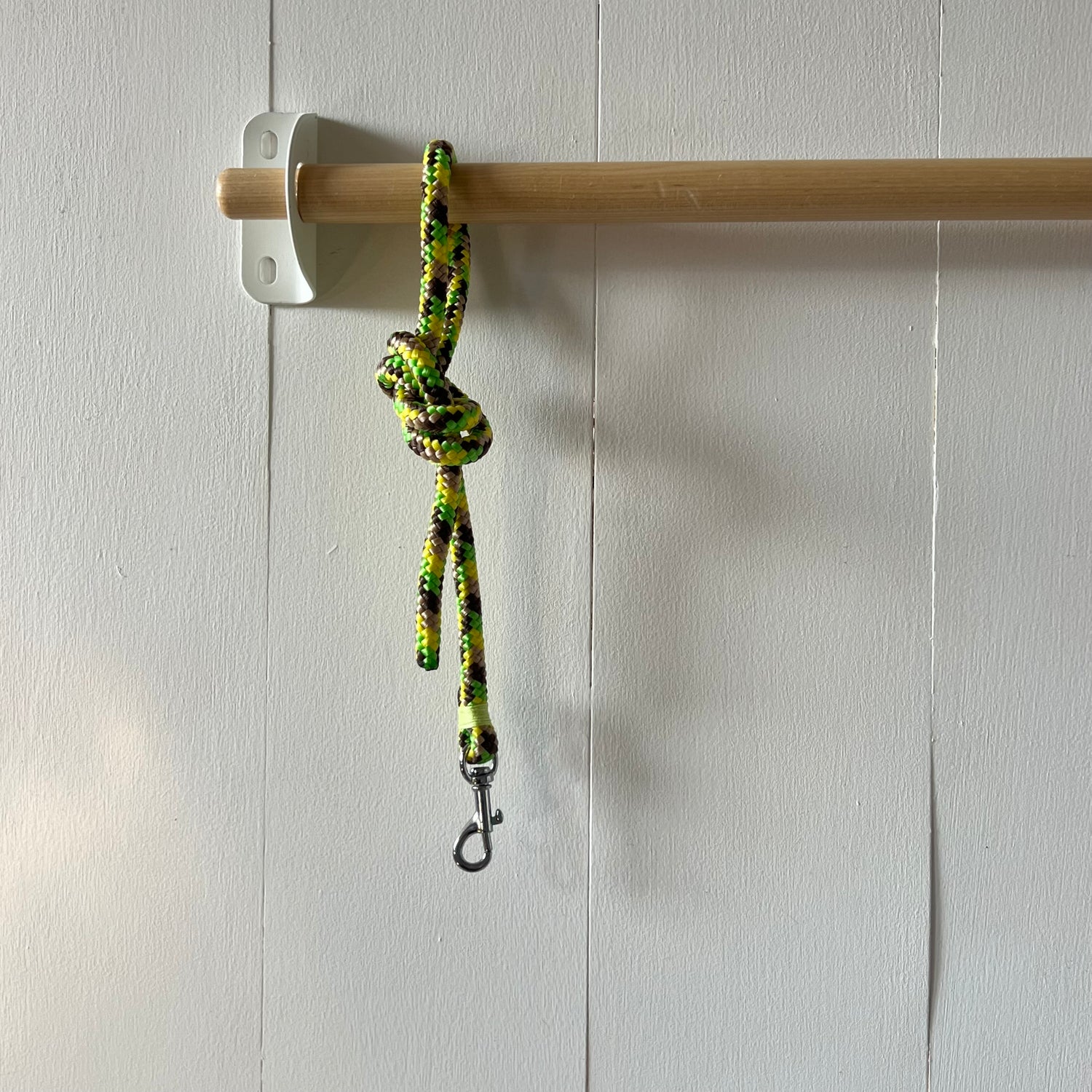 Touw voor halster multi colour geel / groen / bruin