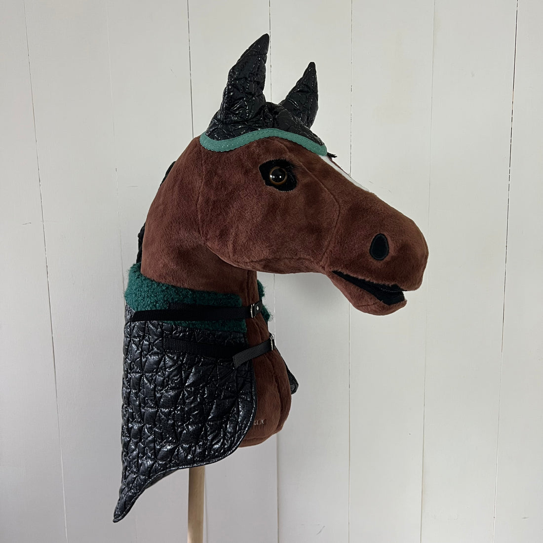 Dekentje kort LeMieux zwart met gestikte sterren