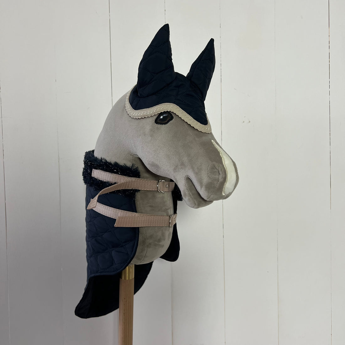 Dekentje kort ChevalRoi donker blauw