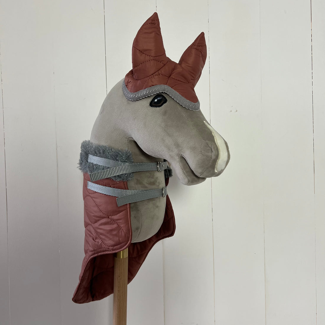 Dekentje kort ChevalRoi oud roze