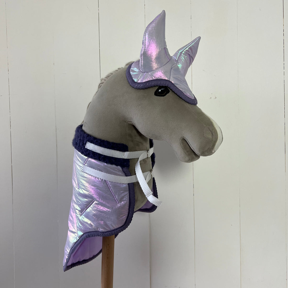 Dekentje kort ChevalRoi lila paramoer